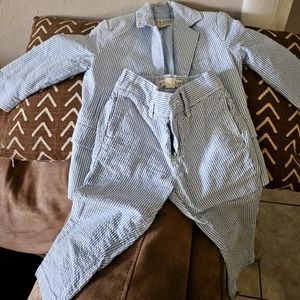 Blue/White Seersucker Toddler
